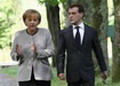 Медведев и Меркель
